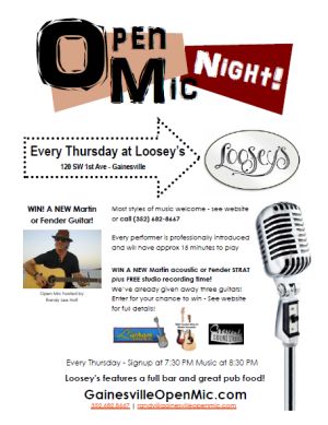 view or print your own copy of the open mic night poster!